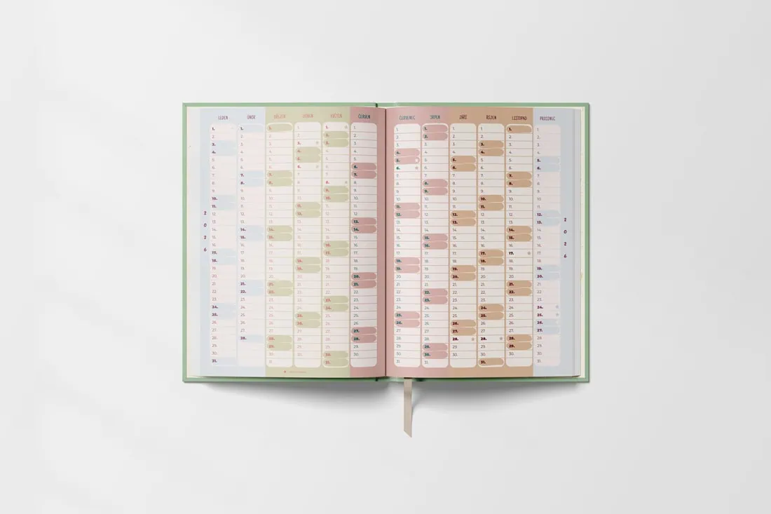 FITFAB Diář 2026 X VYPRODÁNO - Obrázek 7