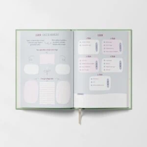 Leden - plán tréninkových lekcí s názvy cvičení a prostor pro poznámky.